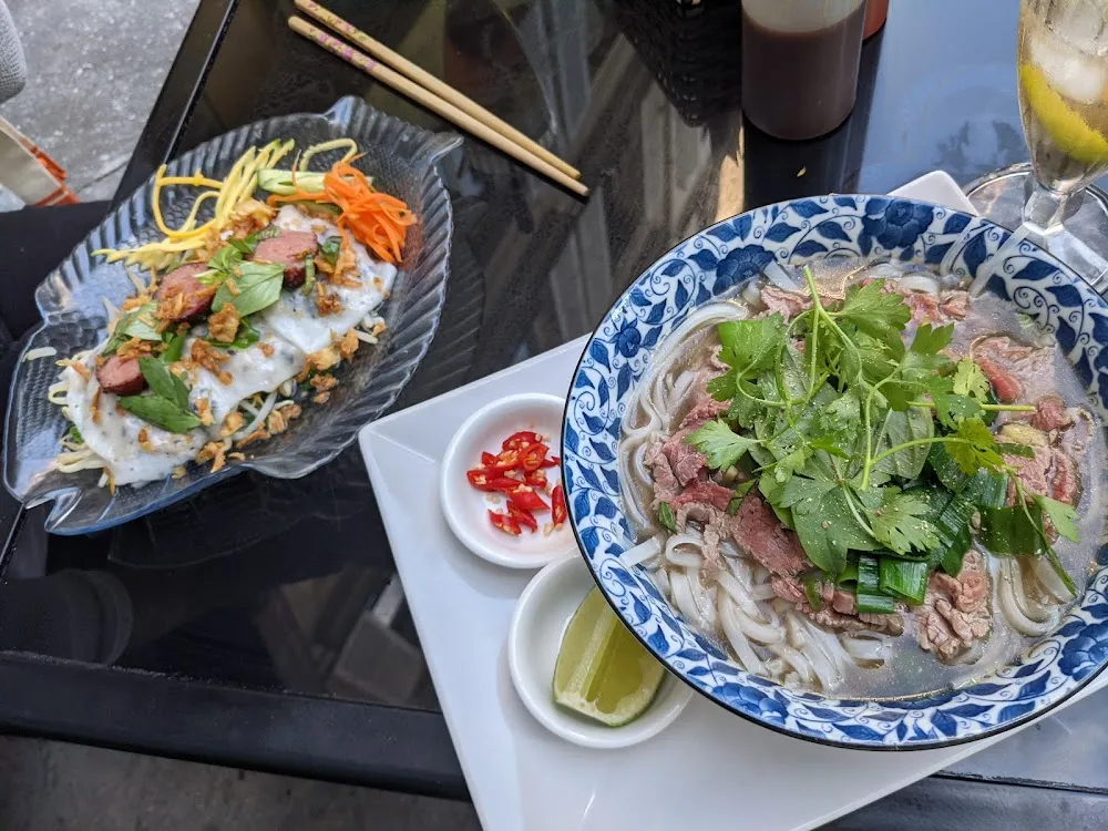 Raviolis Vietnamiens Banh Cuon Et Pho